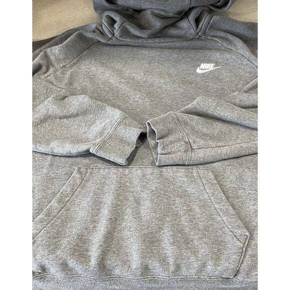 Nike Sportswear Essential Women’s XL Gray Funnel-Neck Fleece Pullover Hoodie - Picture 5 of 8